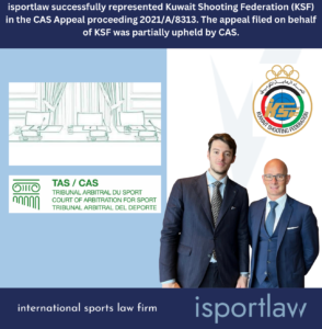 Read more about the article CAS partially upholds the appeal filed on behalf of the Kuwait Shooting Federation